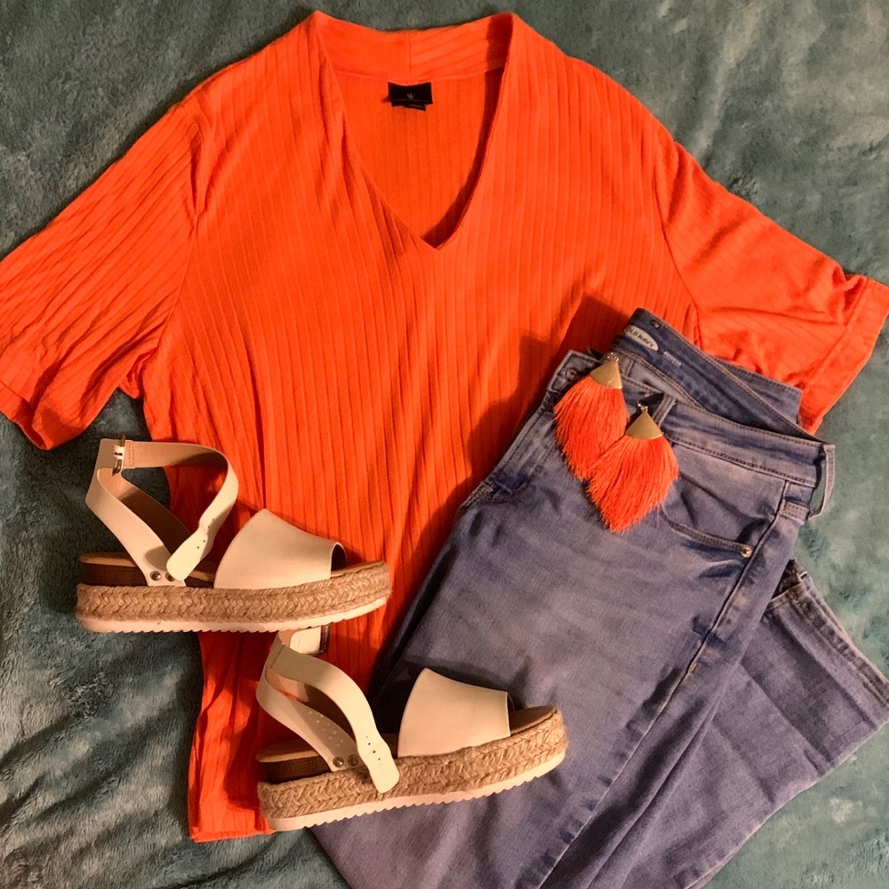 Orange Worthington Shirt